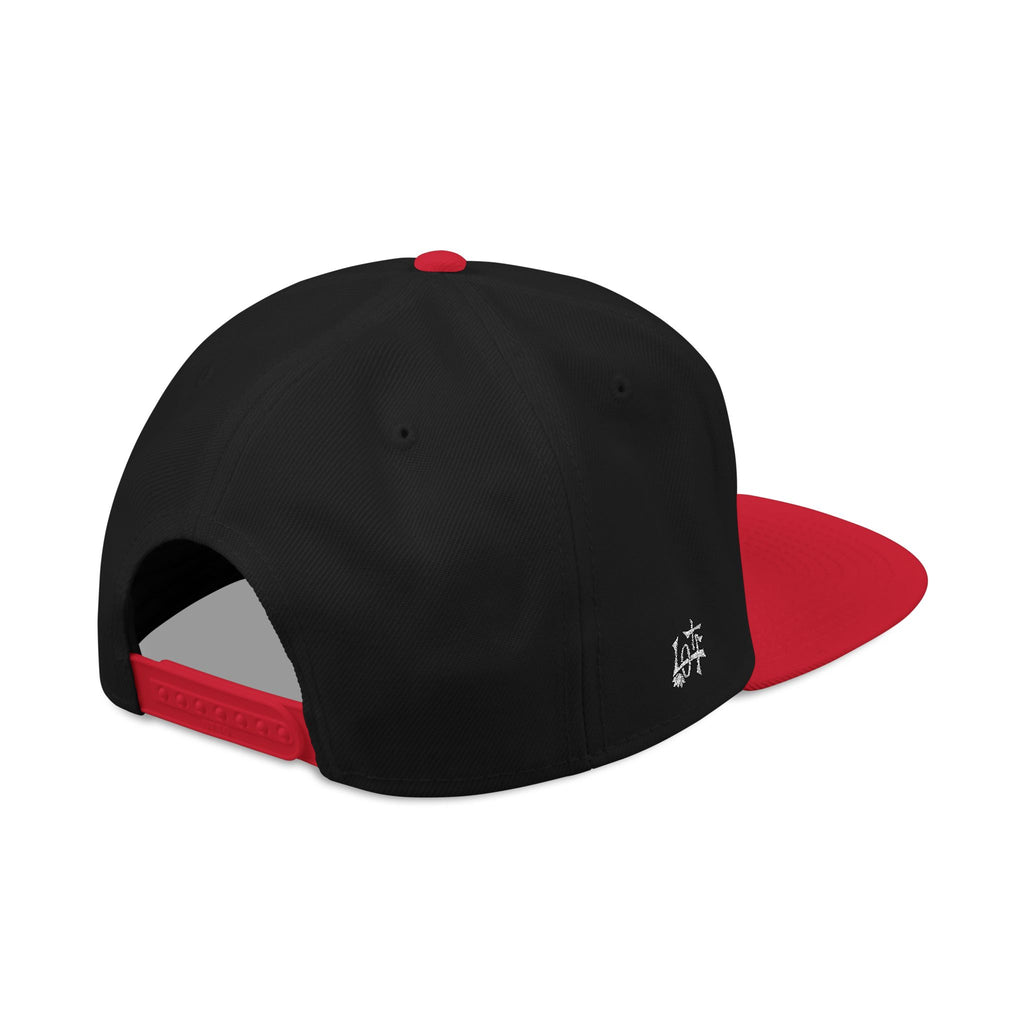 Skull Chapel Hat | Flat-bill snapback hat