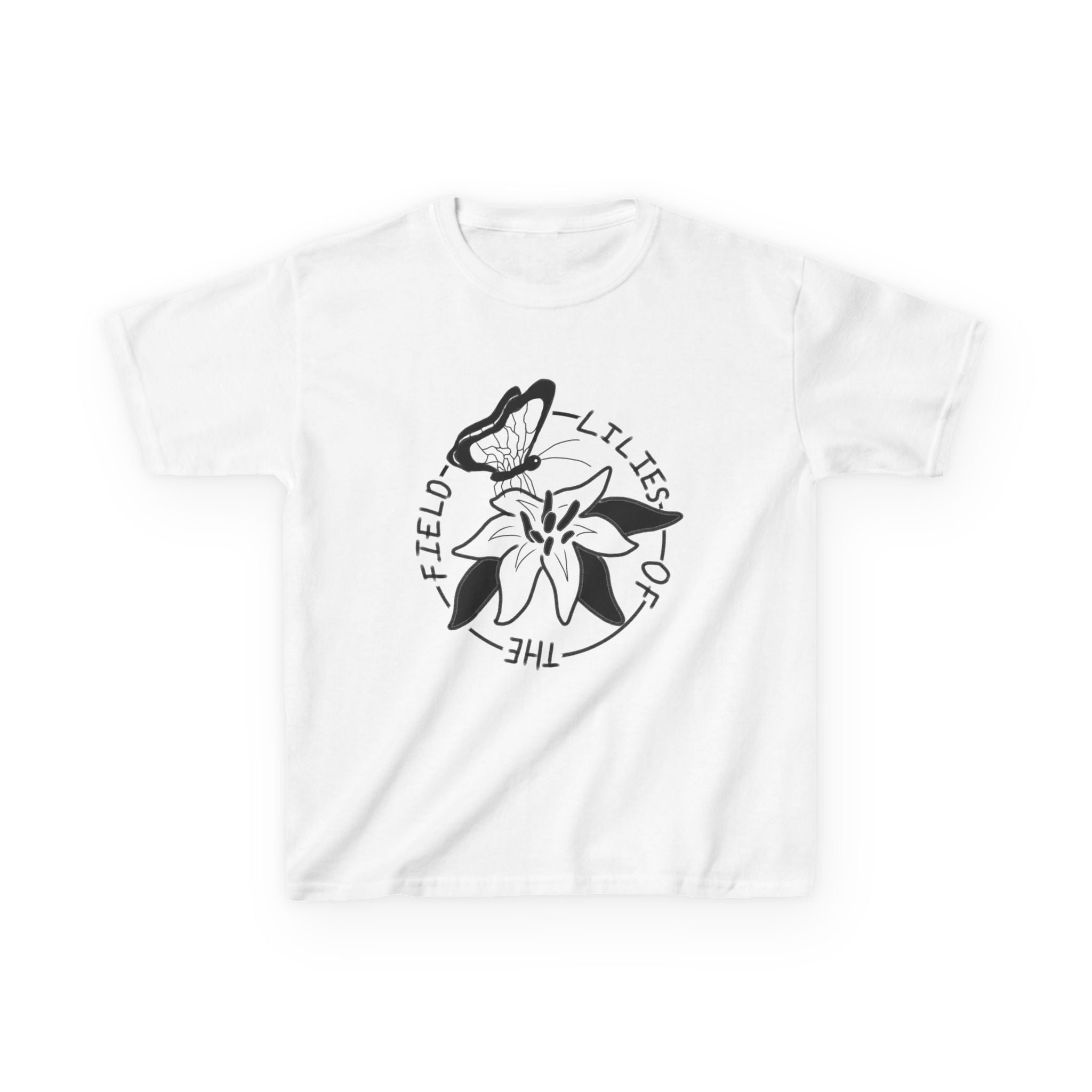 Kids Tee — 'Lilies of the Field' Graphic